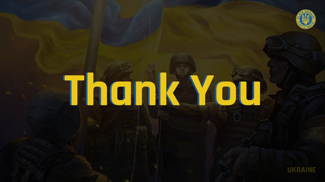 ukraine president thank you