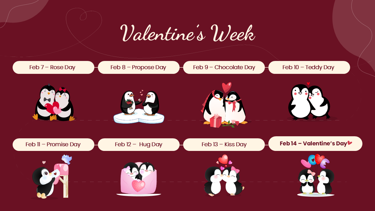 valentines week presentation template