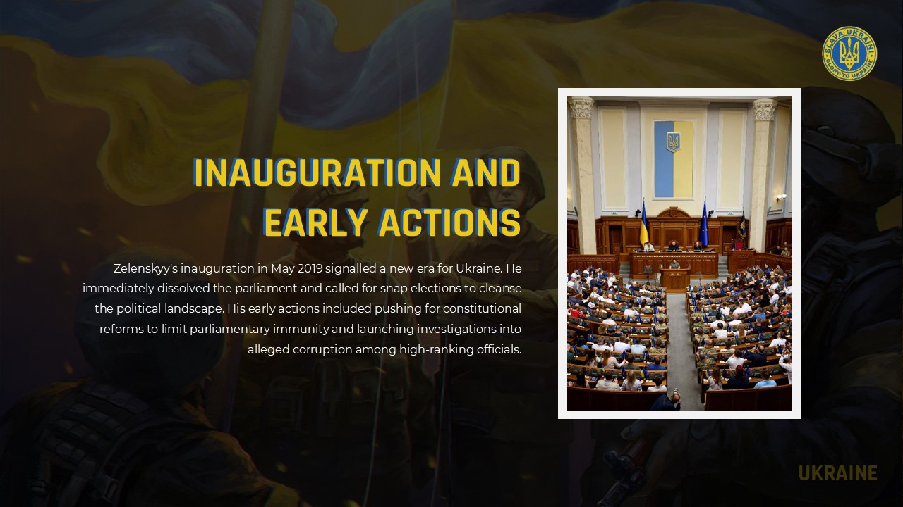 volodymyr zelenskyy early actions