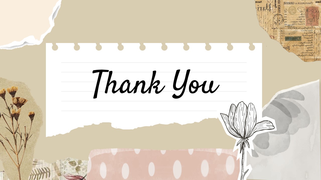 aesthetic thank you template