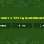 earth day google quiz