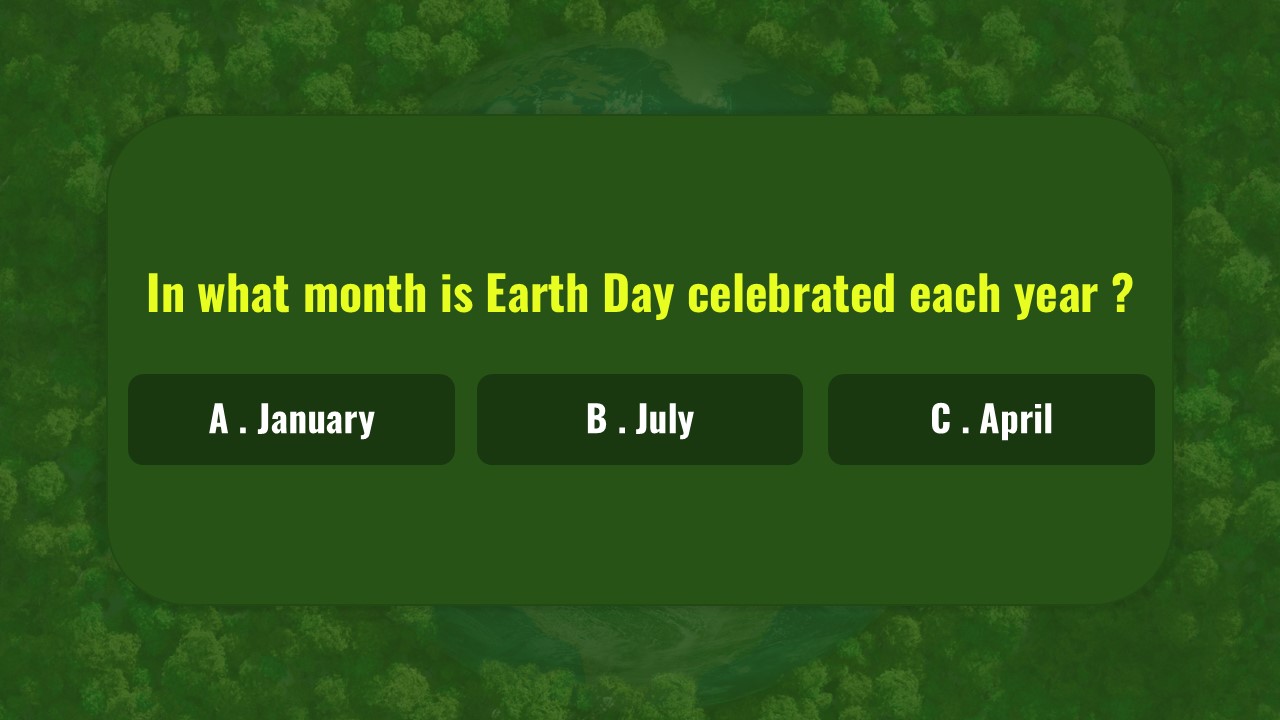 earth day google quiz