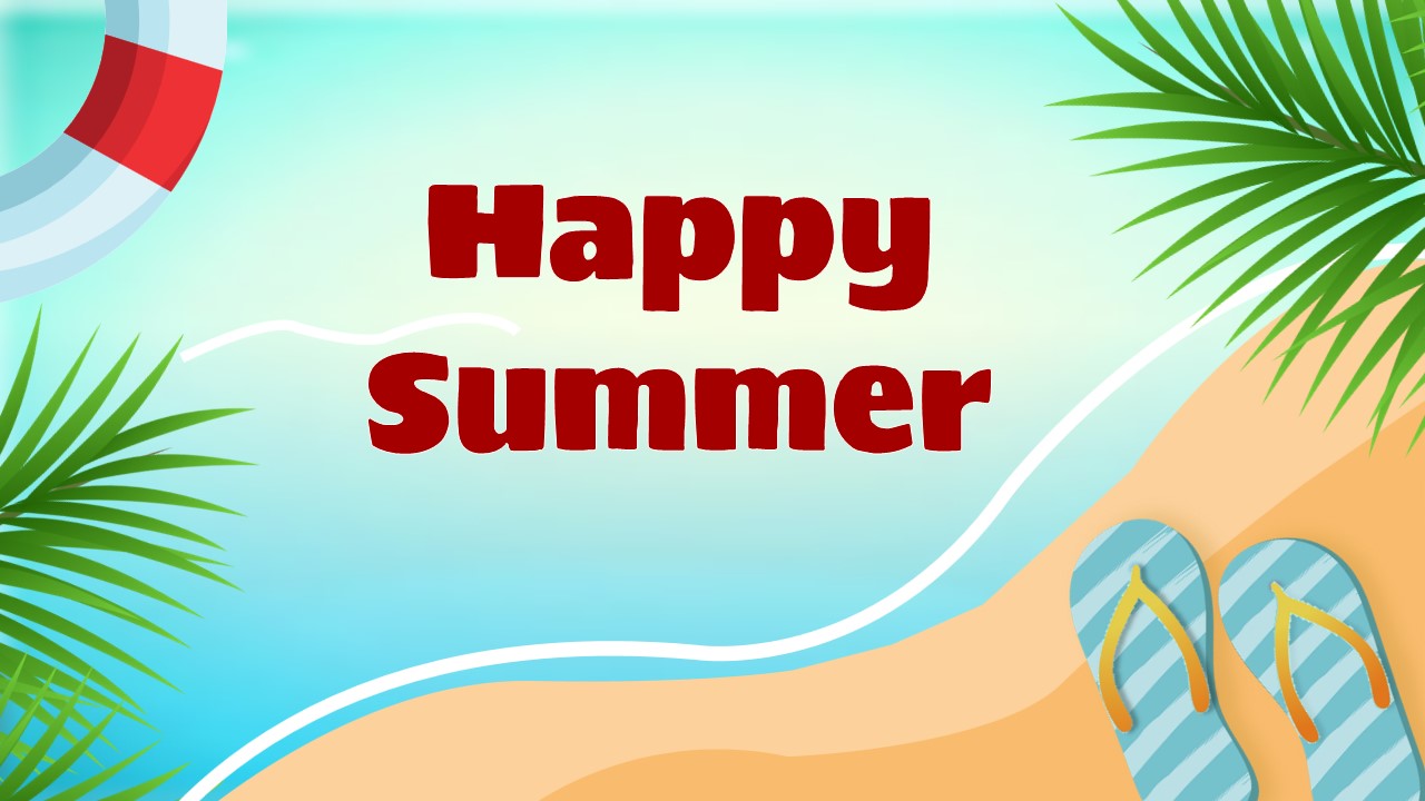 happy summer template