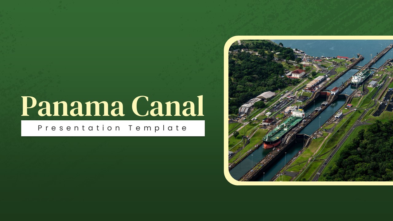 Panama canal template