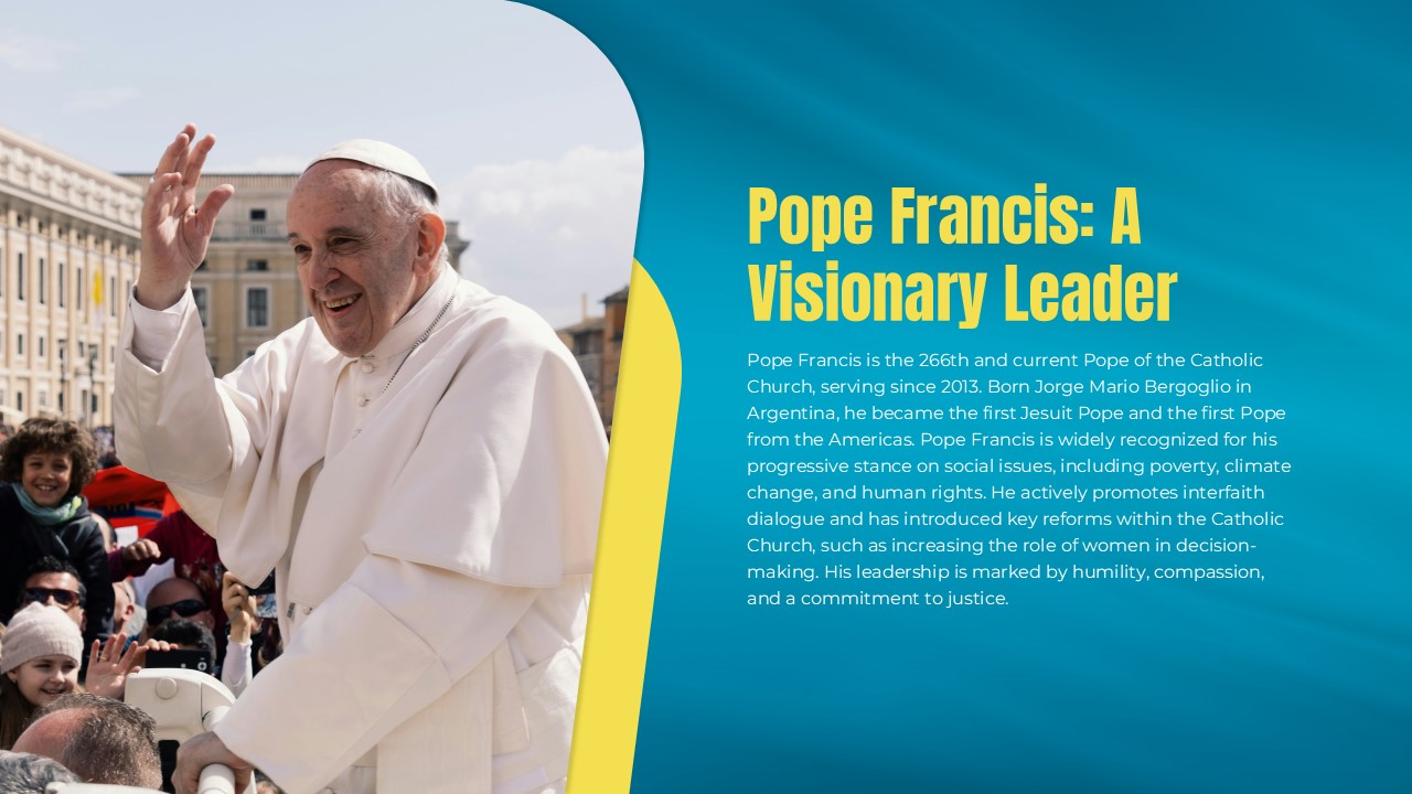 pope francis presentation template