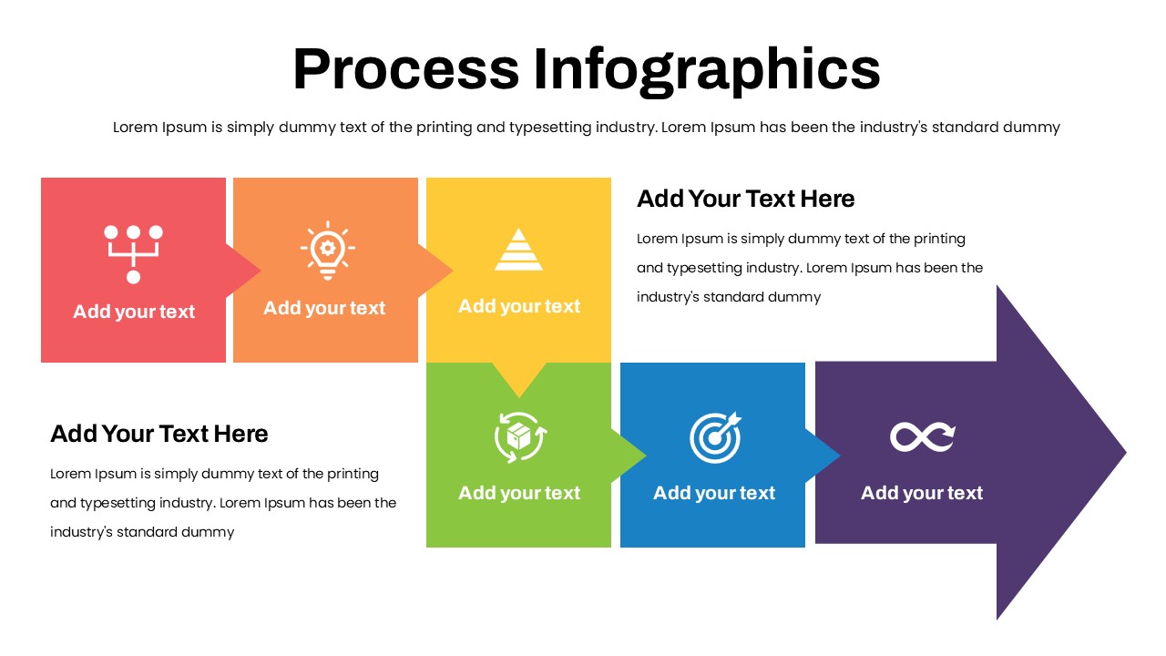 Process Infographic Diagram | Free PPT and Google Slides - SlideChef