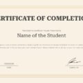 simple diploma certificate