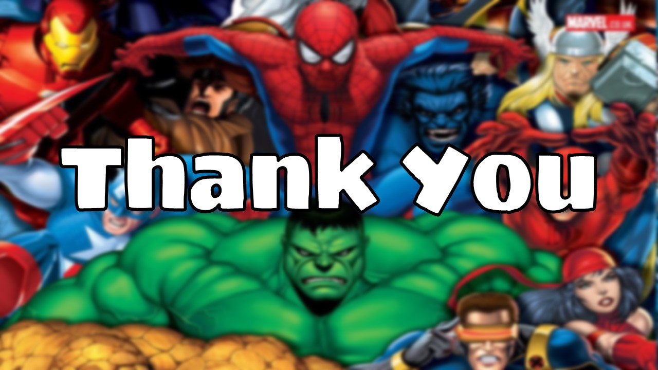 superhero thank you