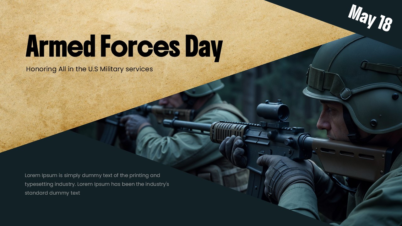 armed forces day poster