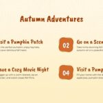 autumn adventures template