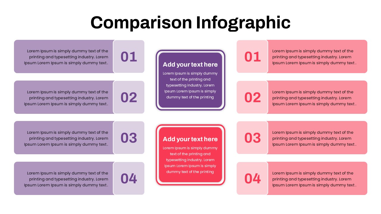 comparison ppt template