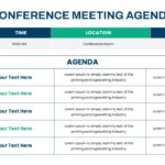 conference agenda ppt template