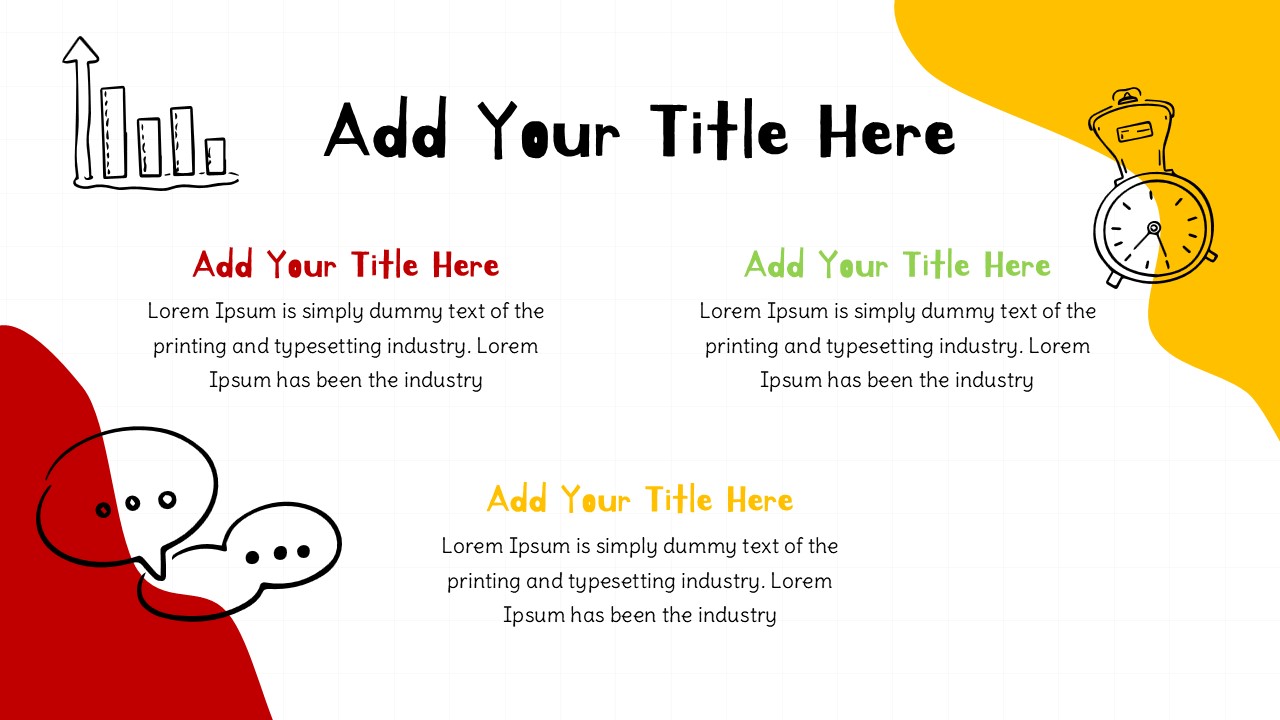 hand drawn infographics with icons