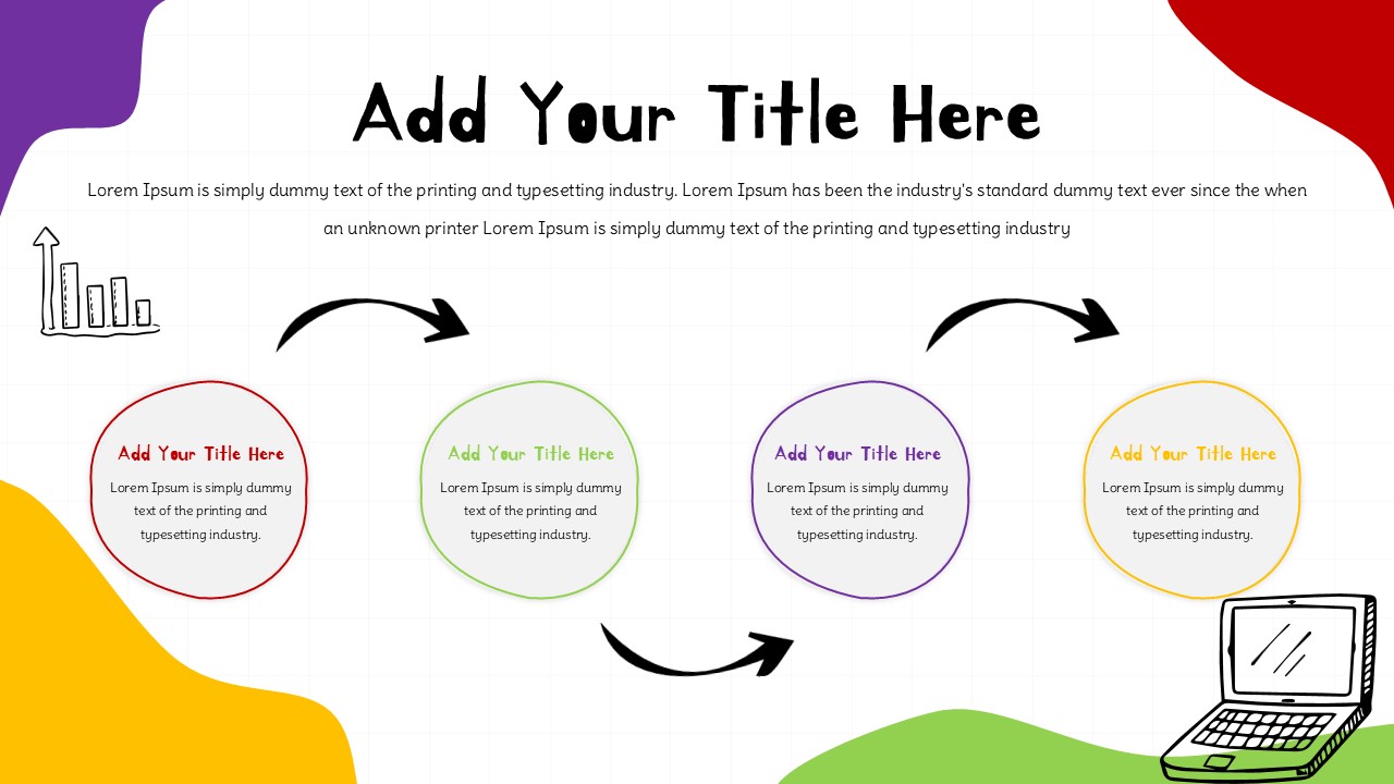 hand drawn step diagram