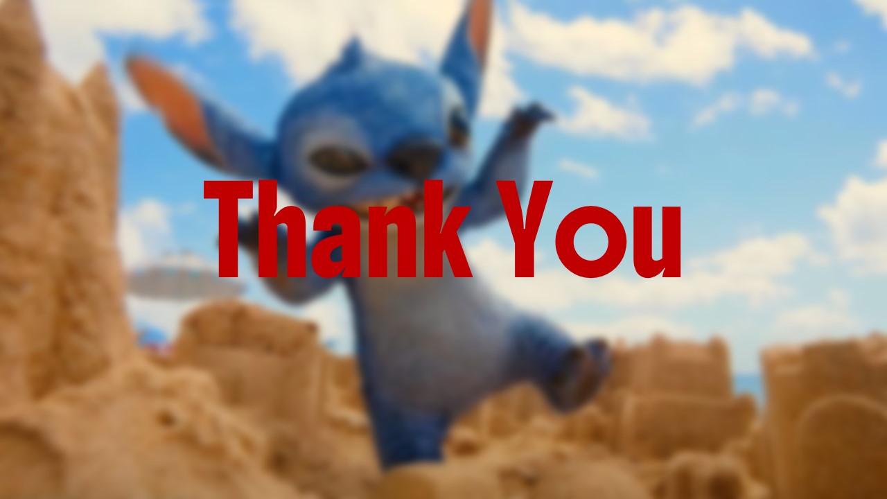 lilo and stitch thank you