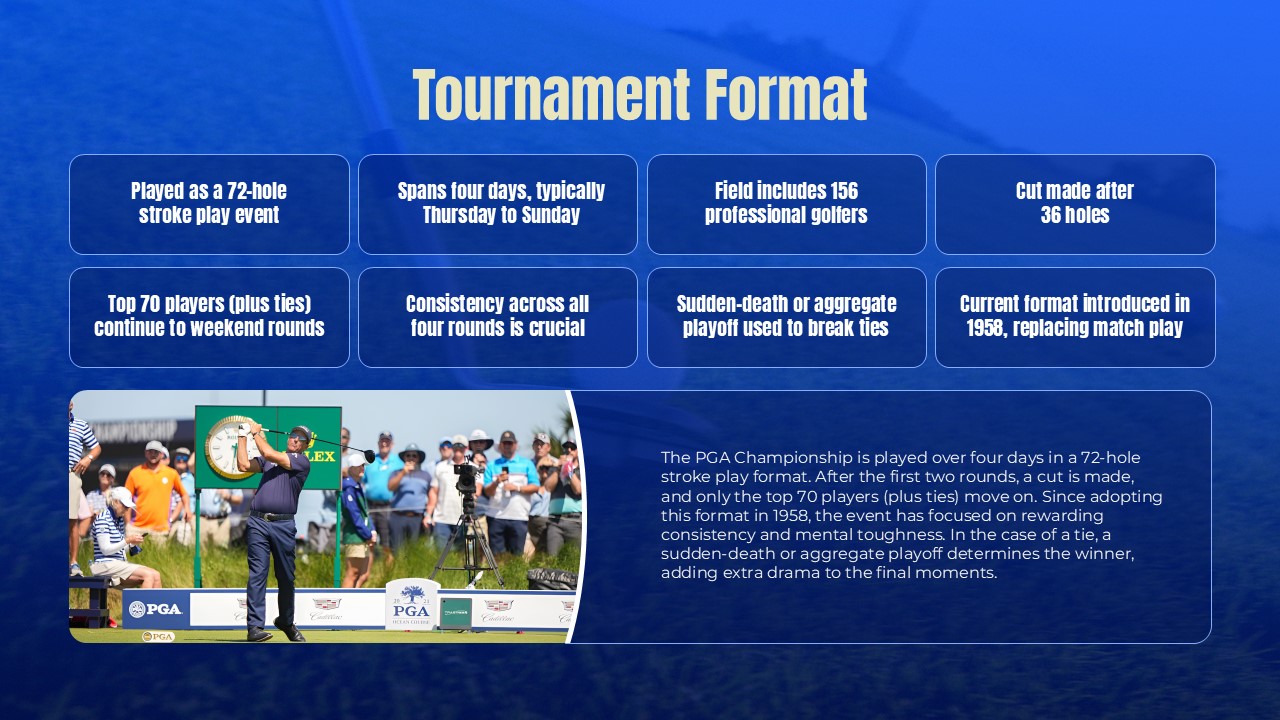 pga tournament format