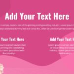 pink theme blank slide