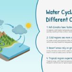 water cycle in different climate