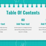 year book table of content template