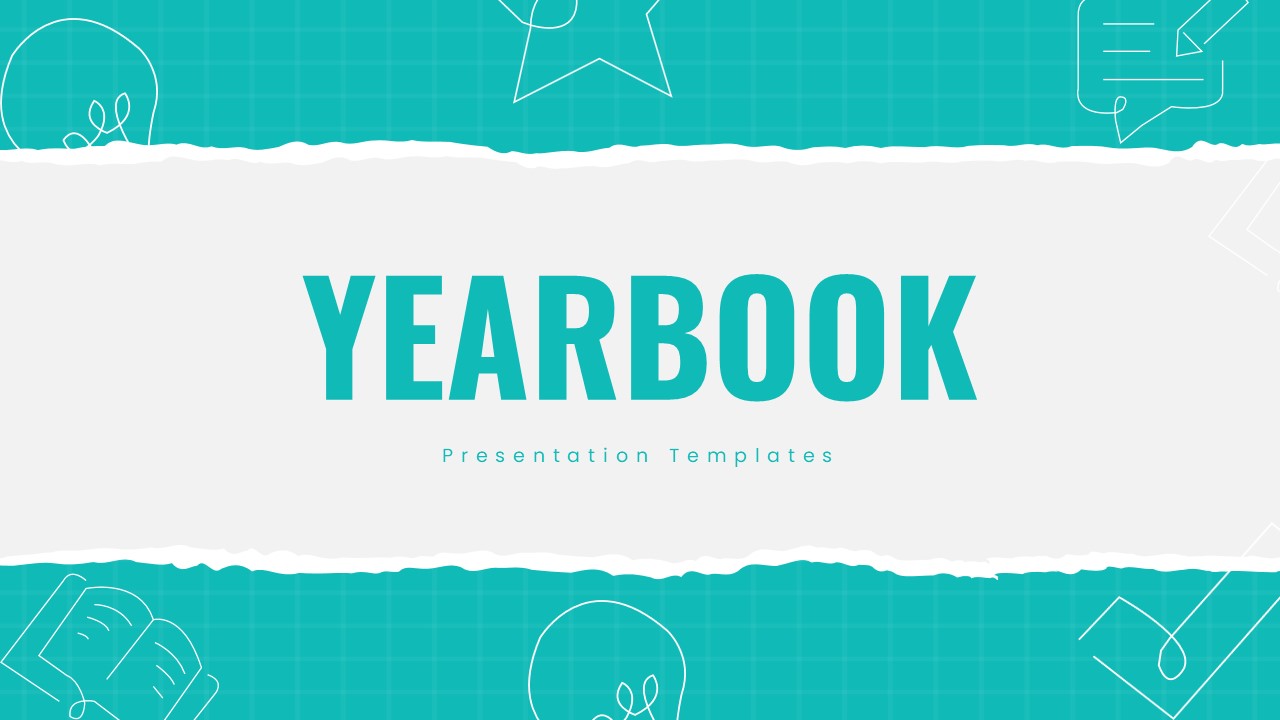 year book template