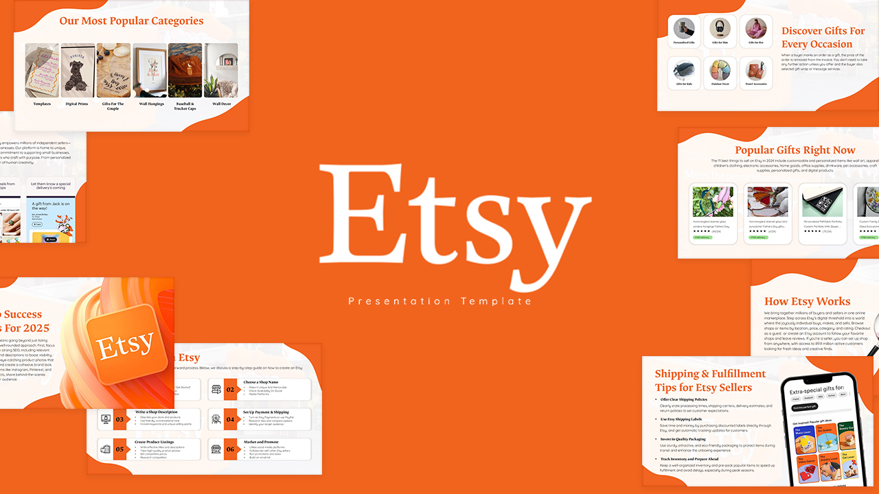 ETSY company profile template