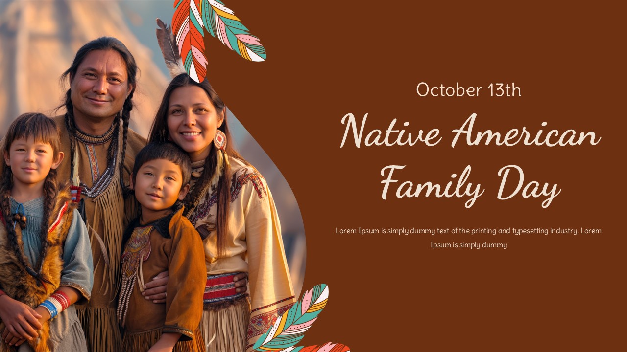 american native family day