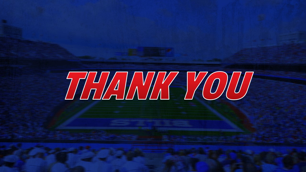 buffalo bills thank you