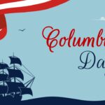 columbus day poster template