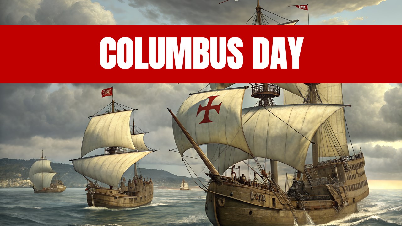 columbus day ppt template