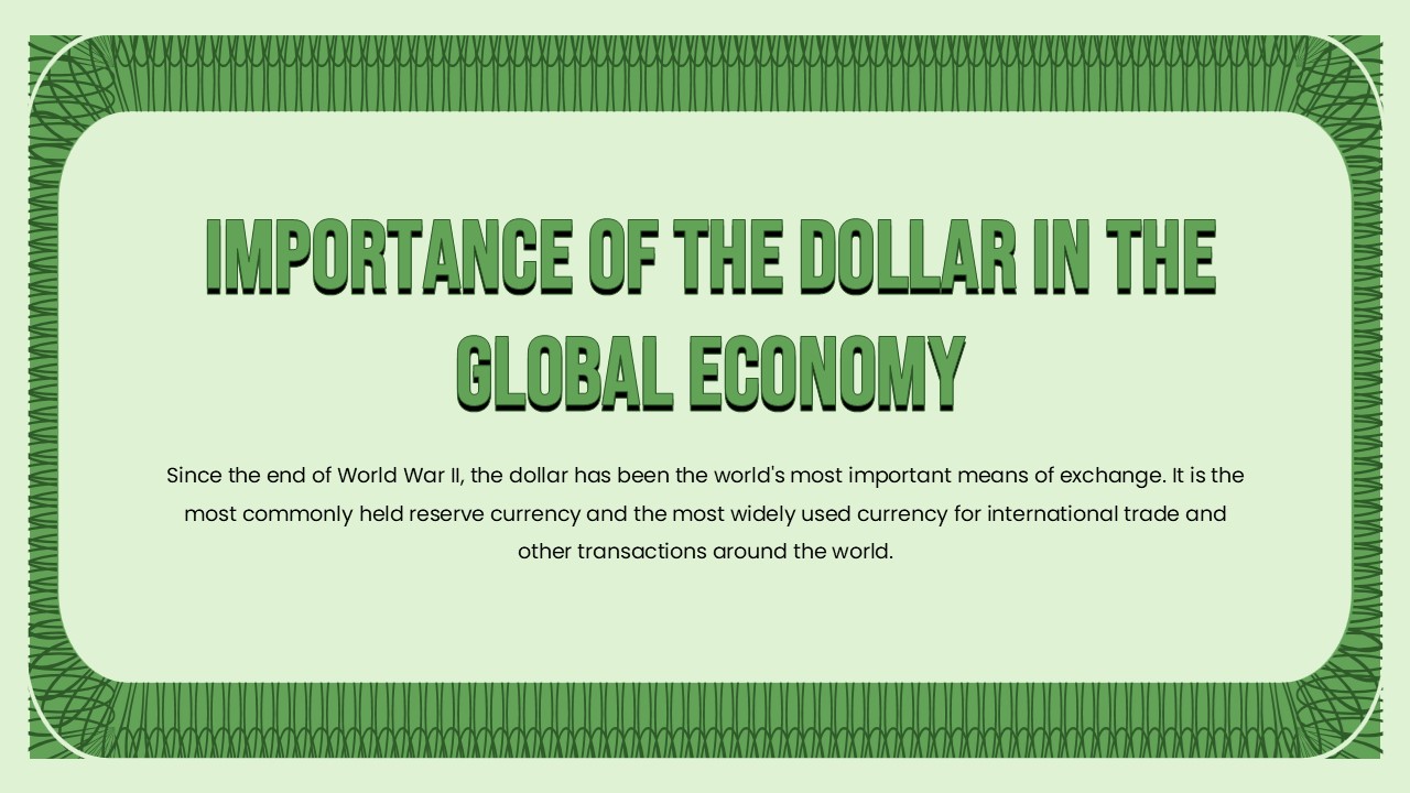dollar and world economy