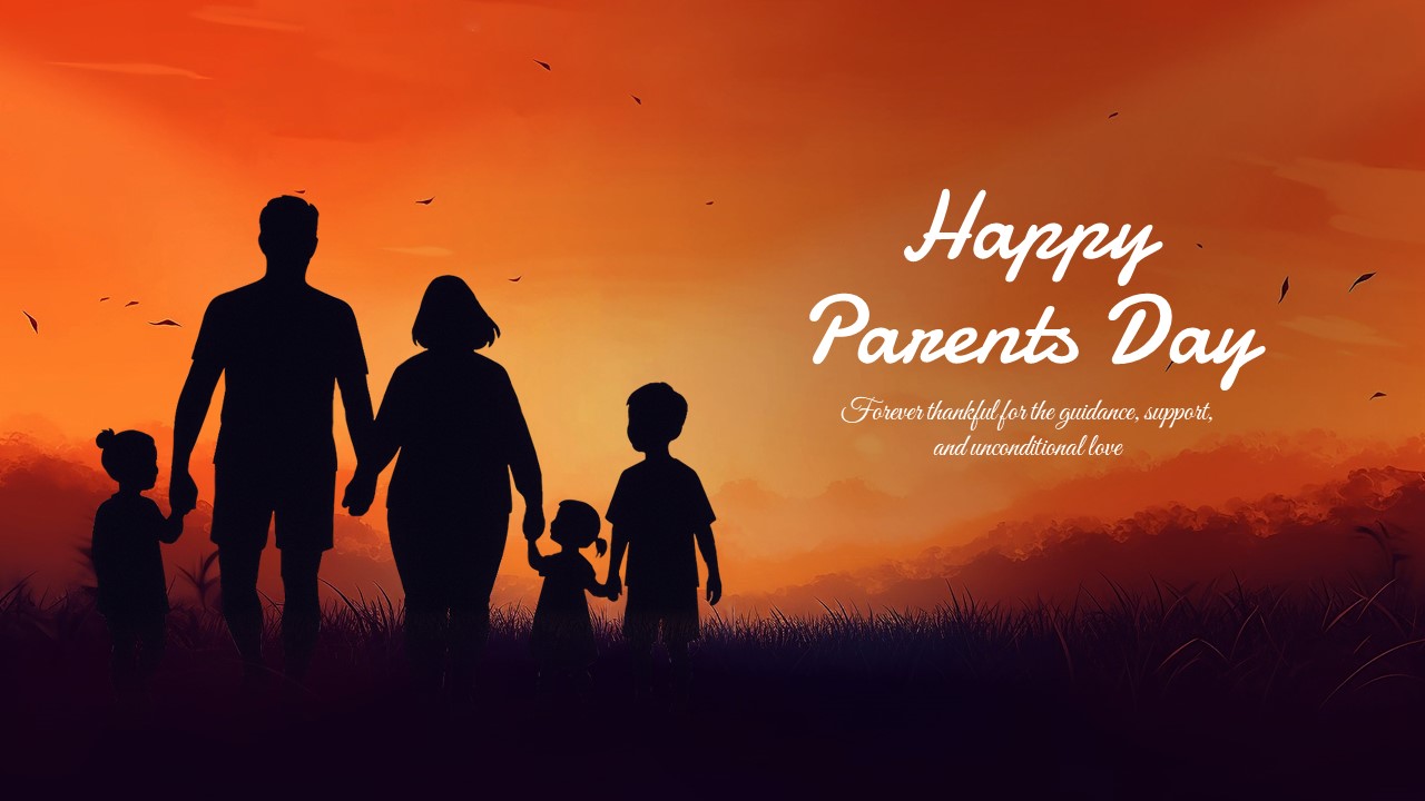 free happy parents day poster template