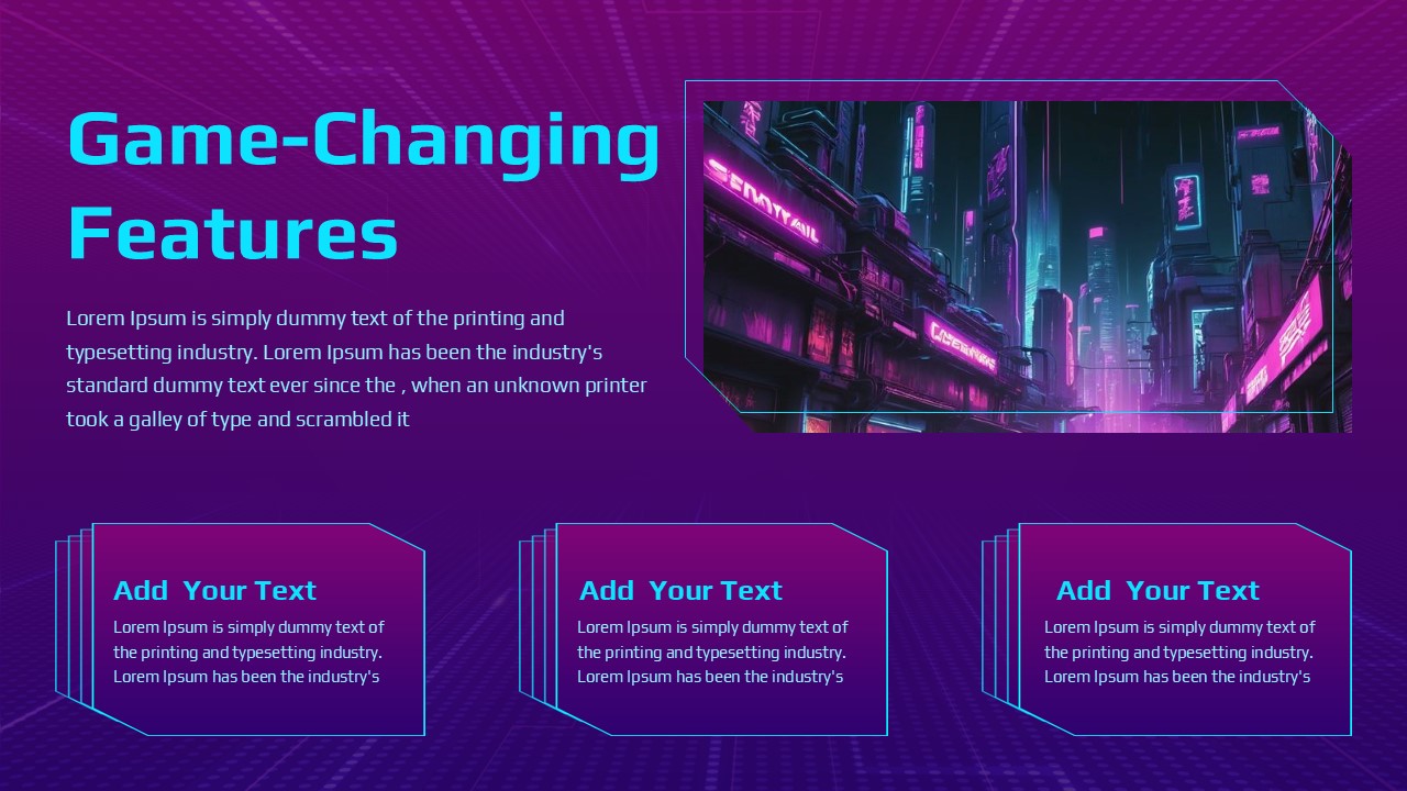 futuristic game template