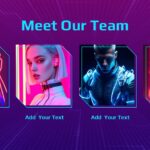 futuristic meet our team template