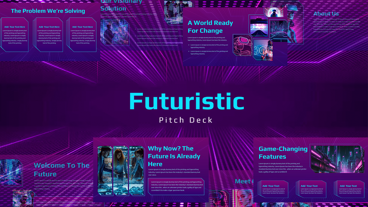 futuristic powerpoint template