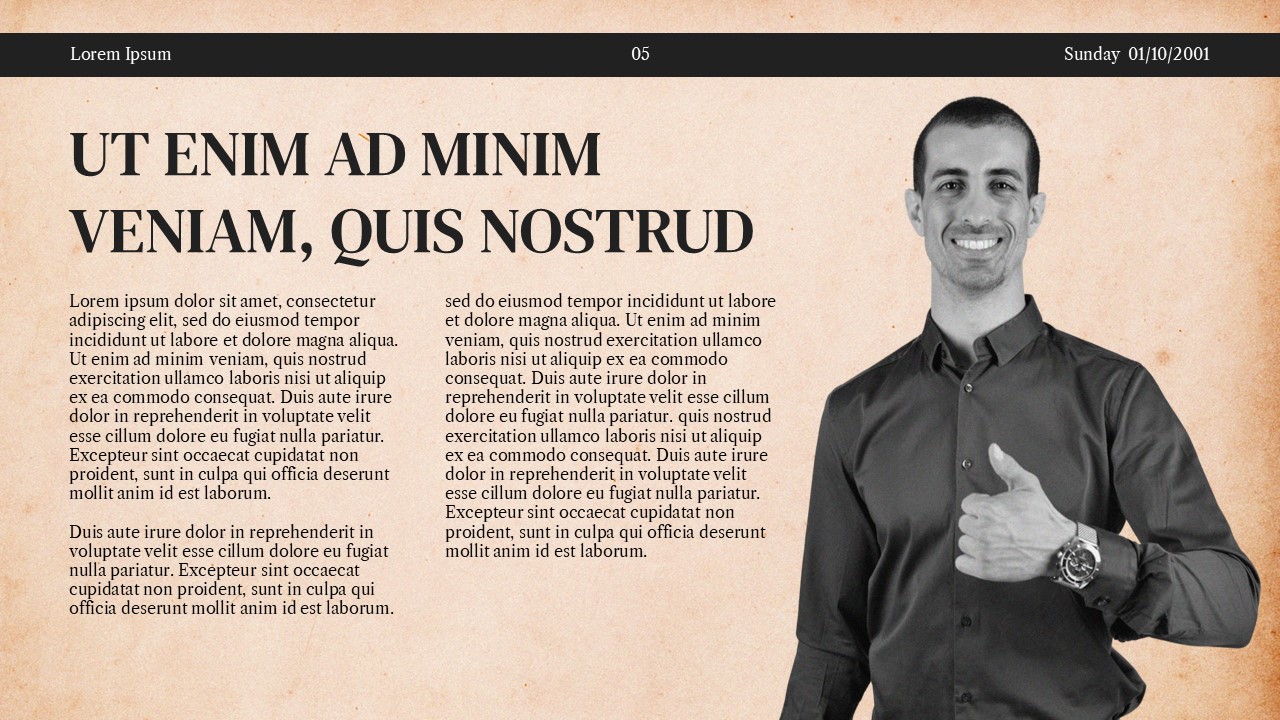 newspaper ppt template