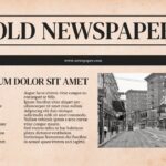 old newspaper template
