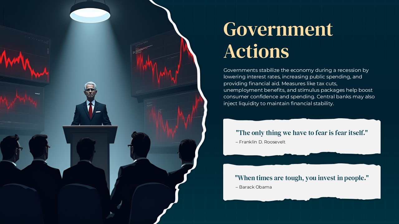 recession and government actions