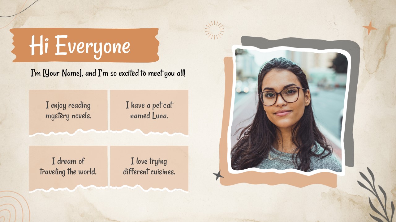 self introduction template