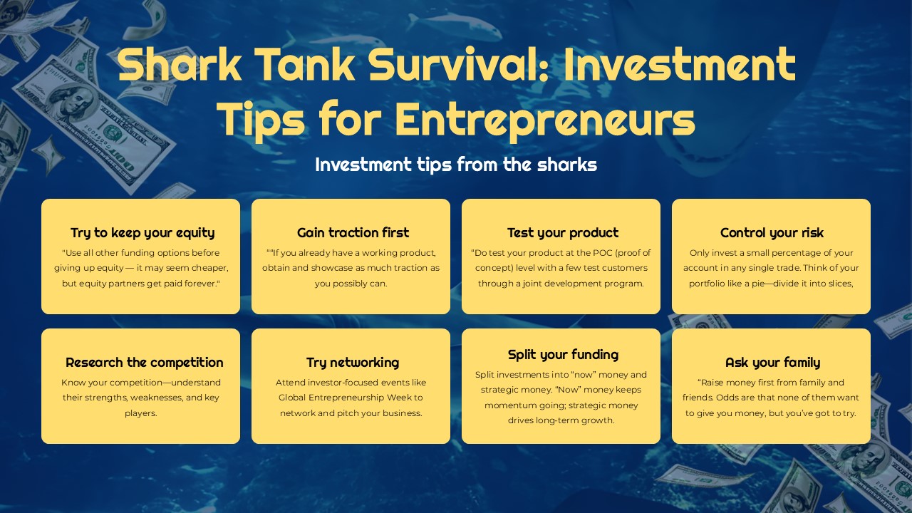 shark tank tips