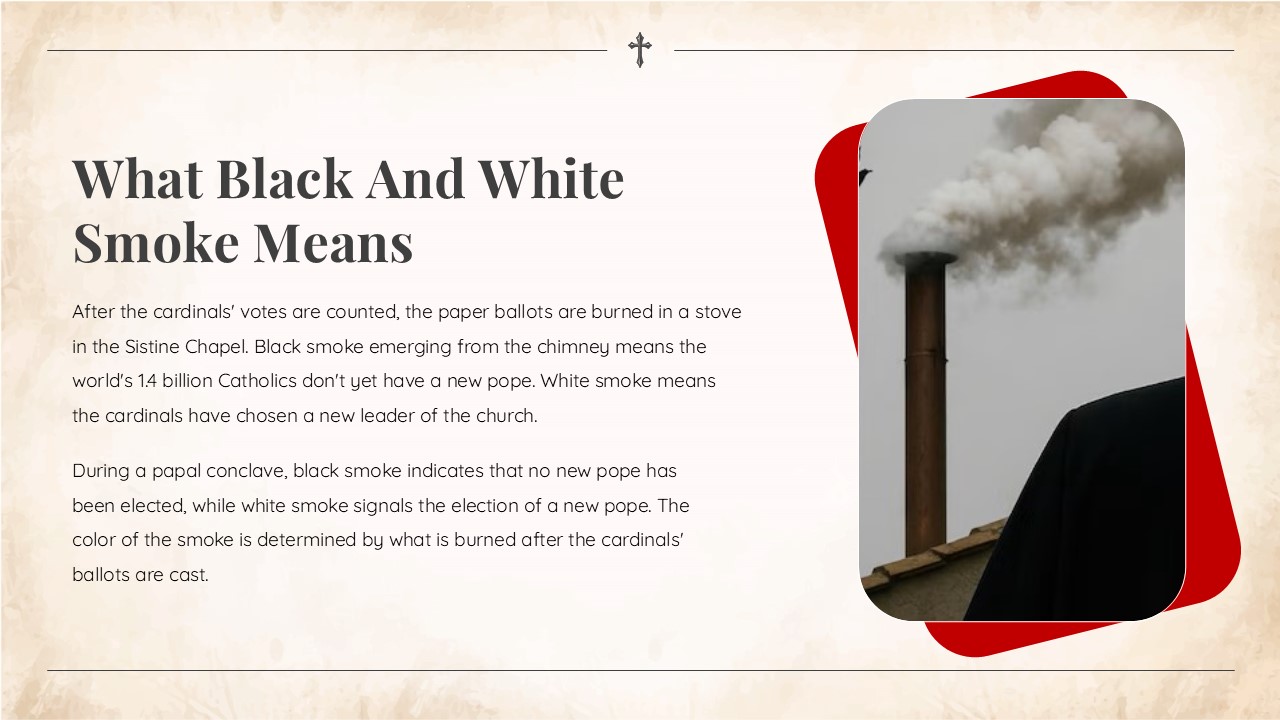 white smoke and black smoke