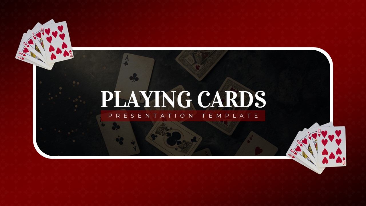 Playing cards template