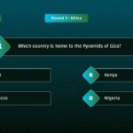 africa quiz game template