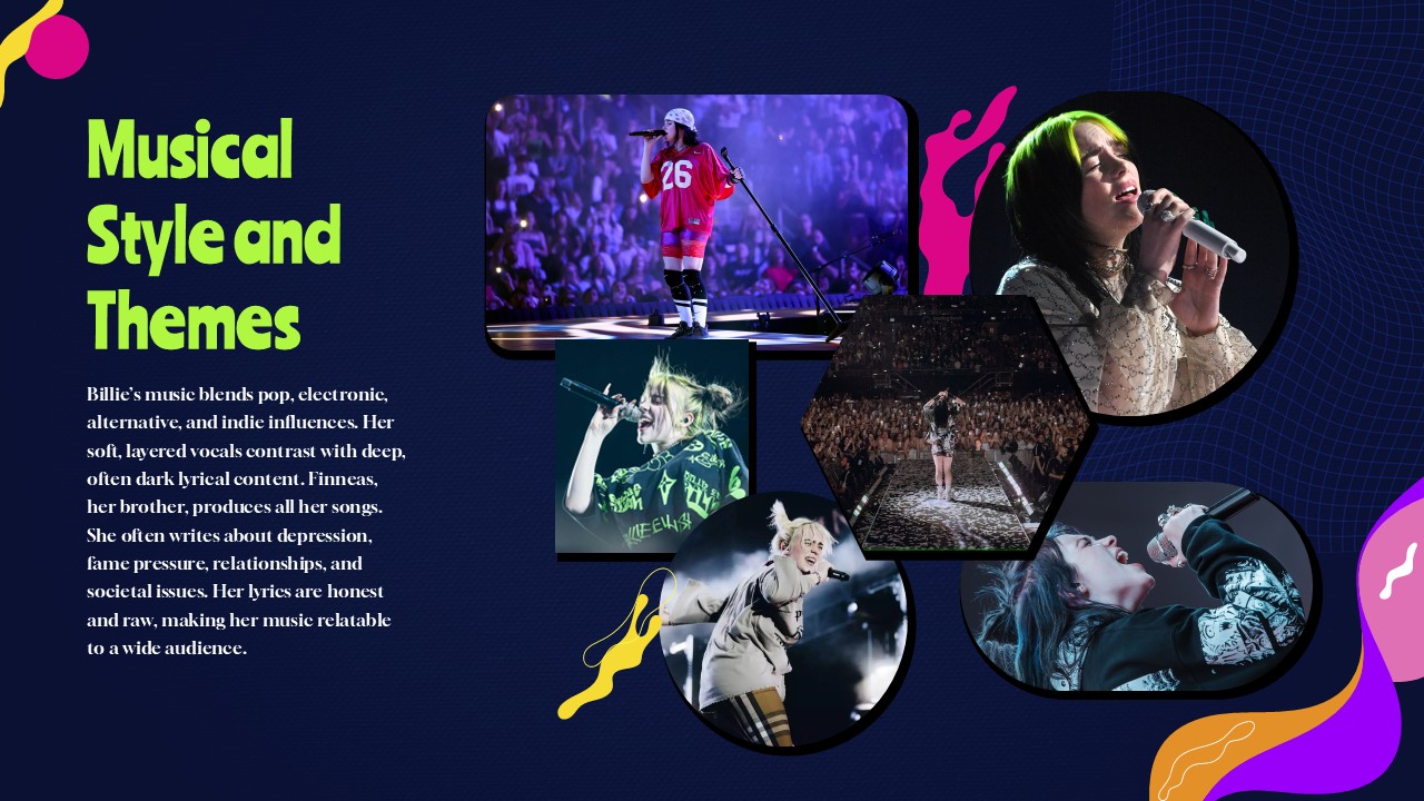 billie eilish theme template