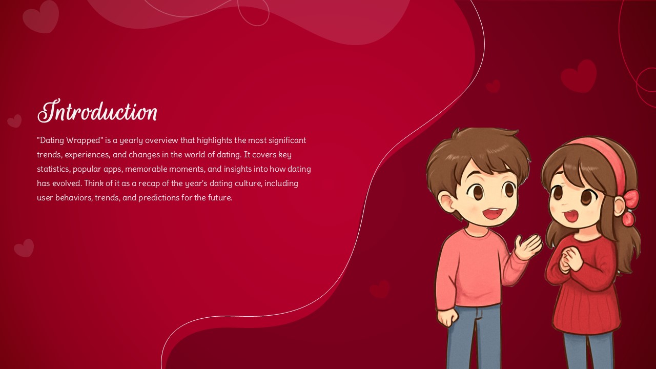 dating wrapped pitch deck template