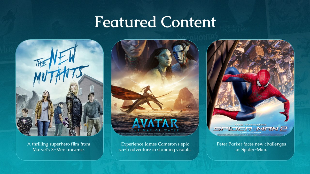 disney plus movies template