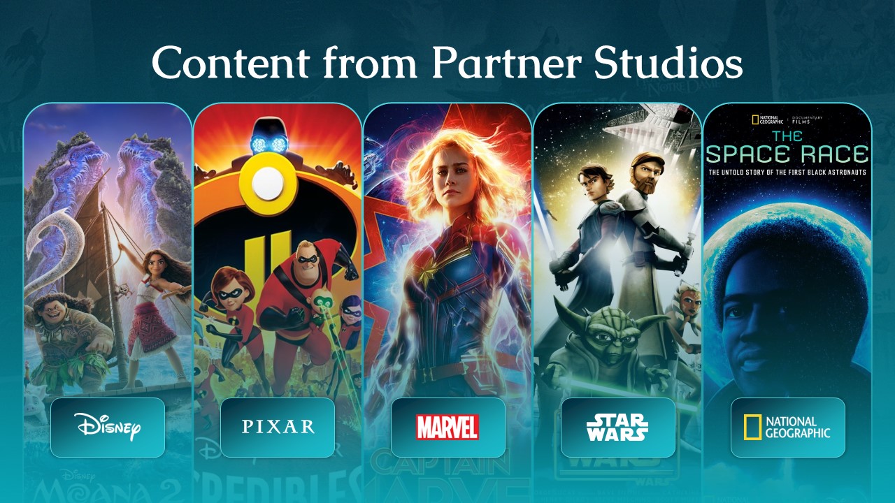 free disney plus theme template