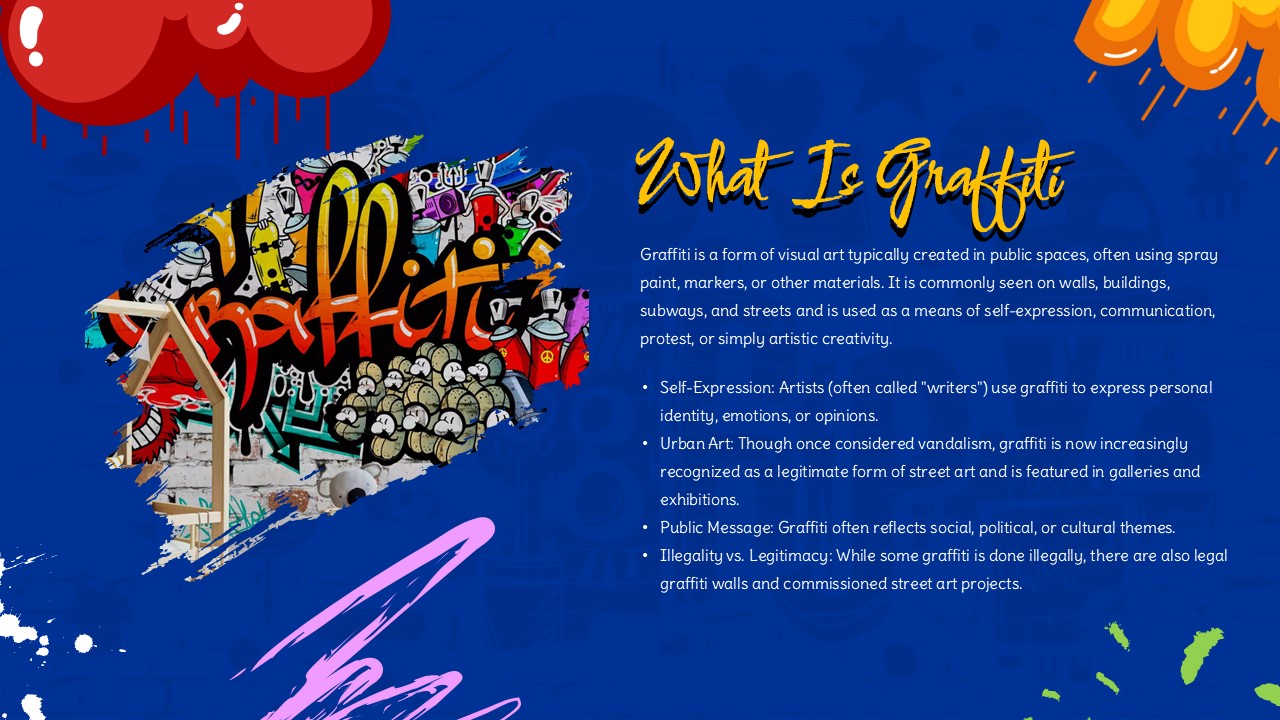 graffiti pitch deck template