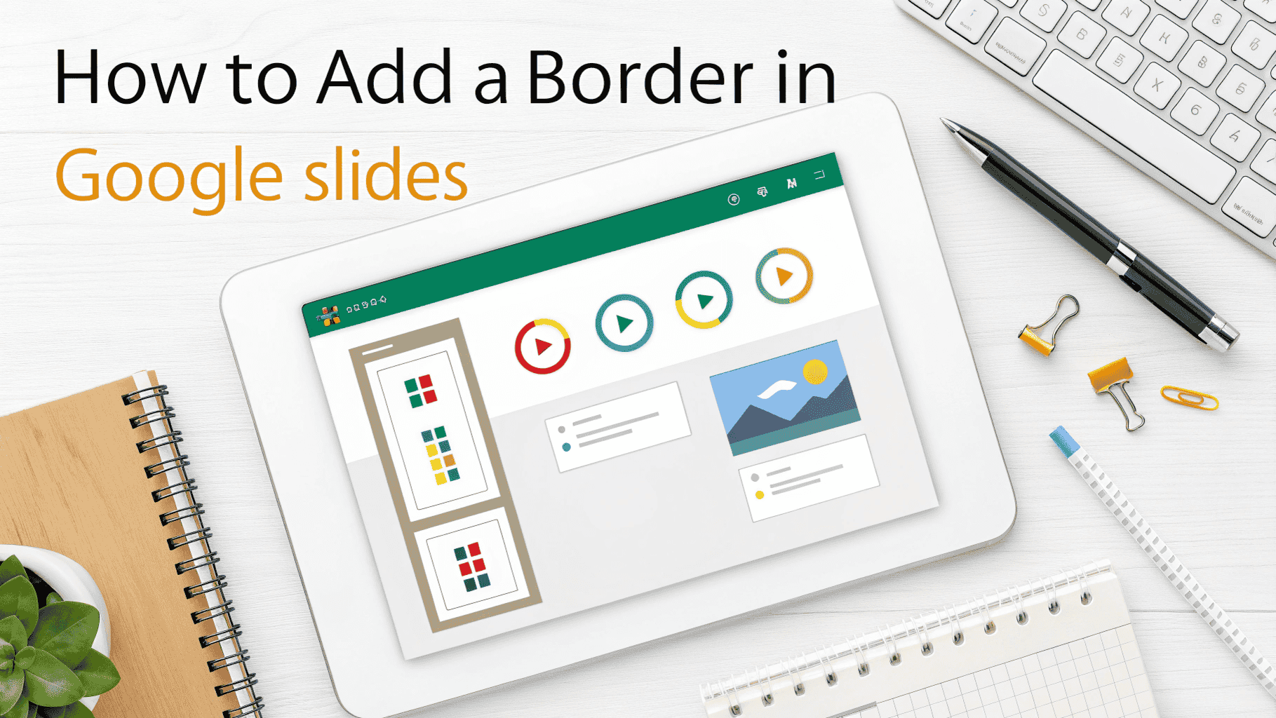 how to add a border in google slides