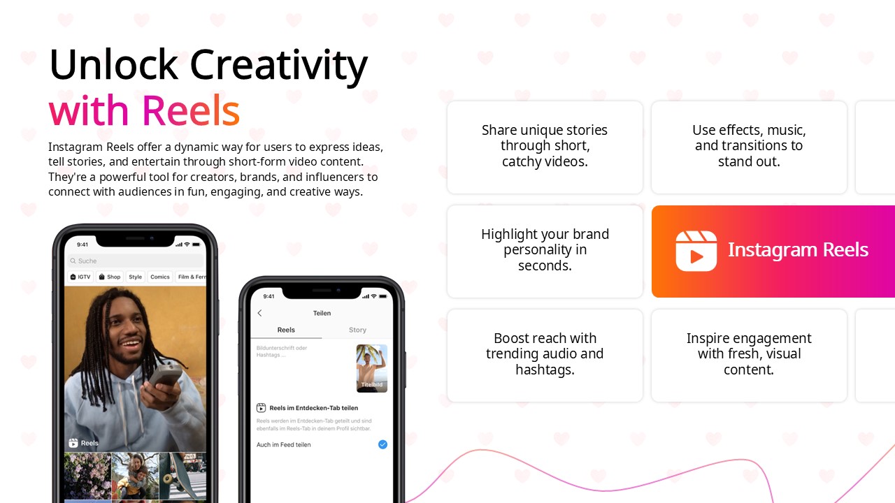 instagram inspired template