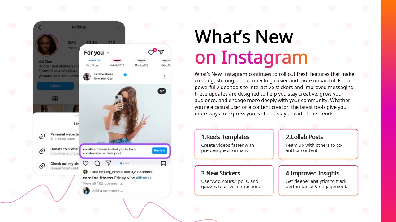 instagram powerpoint template